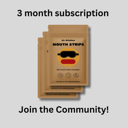 Dr.Biohax™ Mouth Tape 3 month Subscription Plan